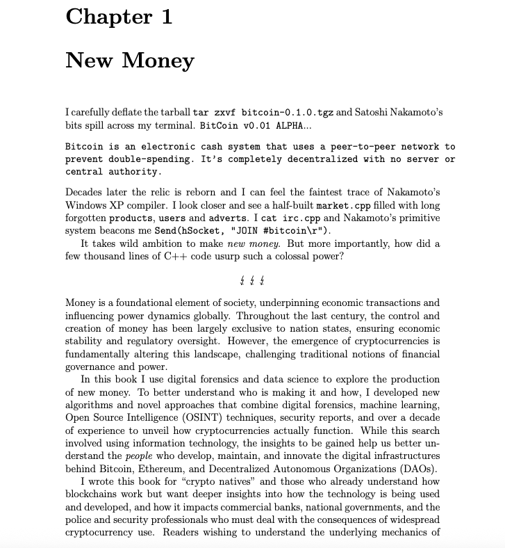 Making New Money